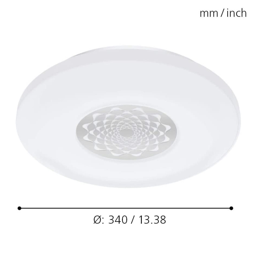 Eglo 96821 - LED-himmennettävä seinävalaisin CAPASSO-C LED / 17W / 230V
