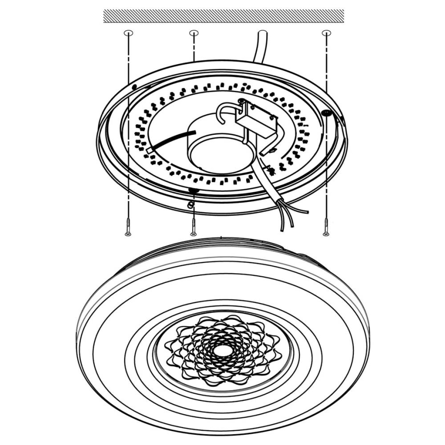 Eglo 96821 - LED-himmennettävä seinävalaisin CAPASSO-C LED / 17W / 230V