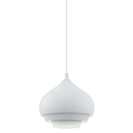 Eglo 96883 - Kattokruunu narulla CAMBORNE 1xE27/60W/230V valkoinen