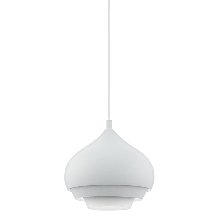 Eglo 96883 - Kattokruunu narulla CAMBORNE 1xE27/60W/230V valkoinen