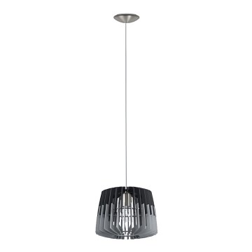 Eglo 96955 - Kattokruunu narulla ARTANA 1xE27/60W/230V harmaa/musta 300mm