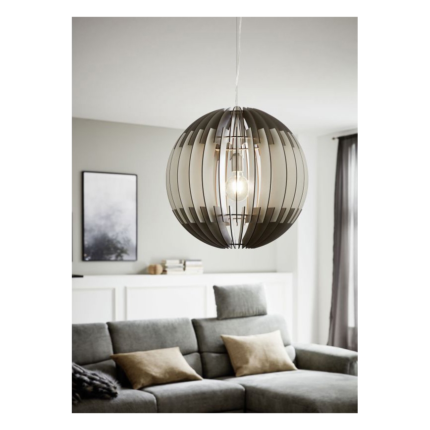 Eglo 96973 - Kattokruunu narulla OLMERO 1xE27/60W/230V