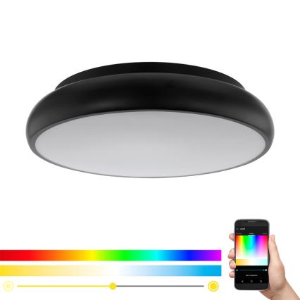 Eglo 96996 - LED-RGB-kattovalaisin RIODEVA-C 1xLED/27W/230V