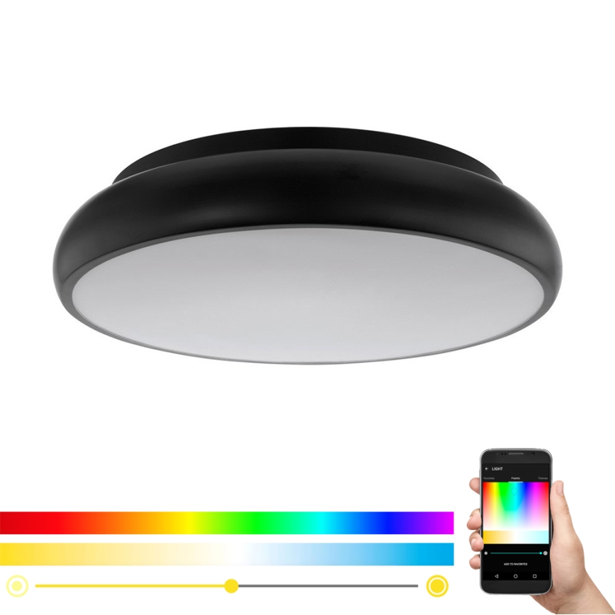 Eglo 96996 - LED-RGB-kattovalaisin RIODEVA-C 1xLED/27W/230V
