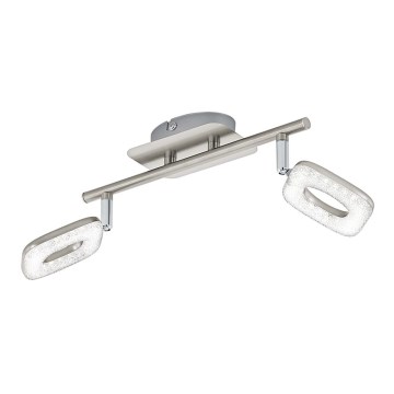 Eglo 97002 - LED-kohdevalaisin LITAGO CRYSTAL 2xLED/4W/230V