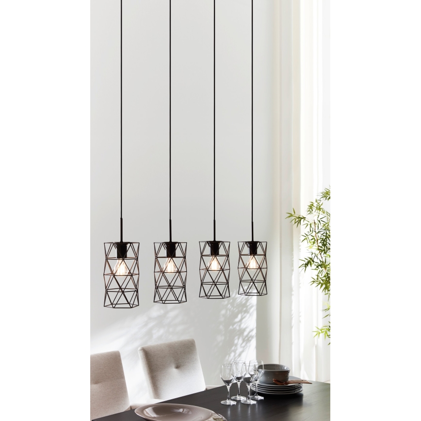 Eglo 97066 - Riippuvalaisin ESTEVAU 4xE27/60W/230V