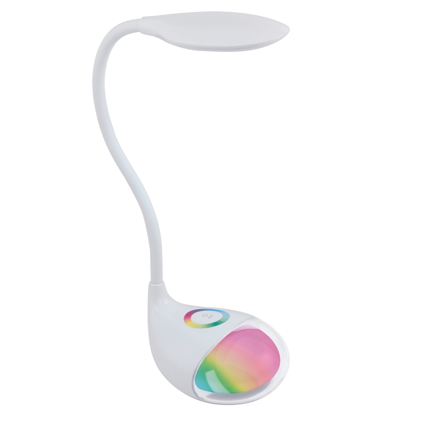 Eglo 97078 - Himmennettävä LED-pöytävalaisin CABADO 1 1xLED/2,2W+0,3W/230V RGB