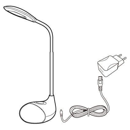 Eglo 97078 - Himmennettävä LED-pöytävalaisin CABADO 1 1xLED/2,2W+0,3W/230V RGB