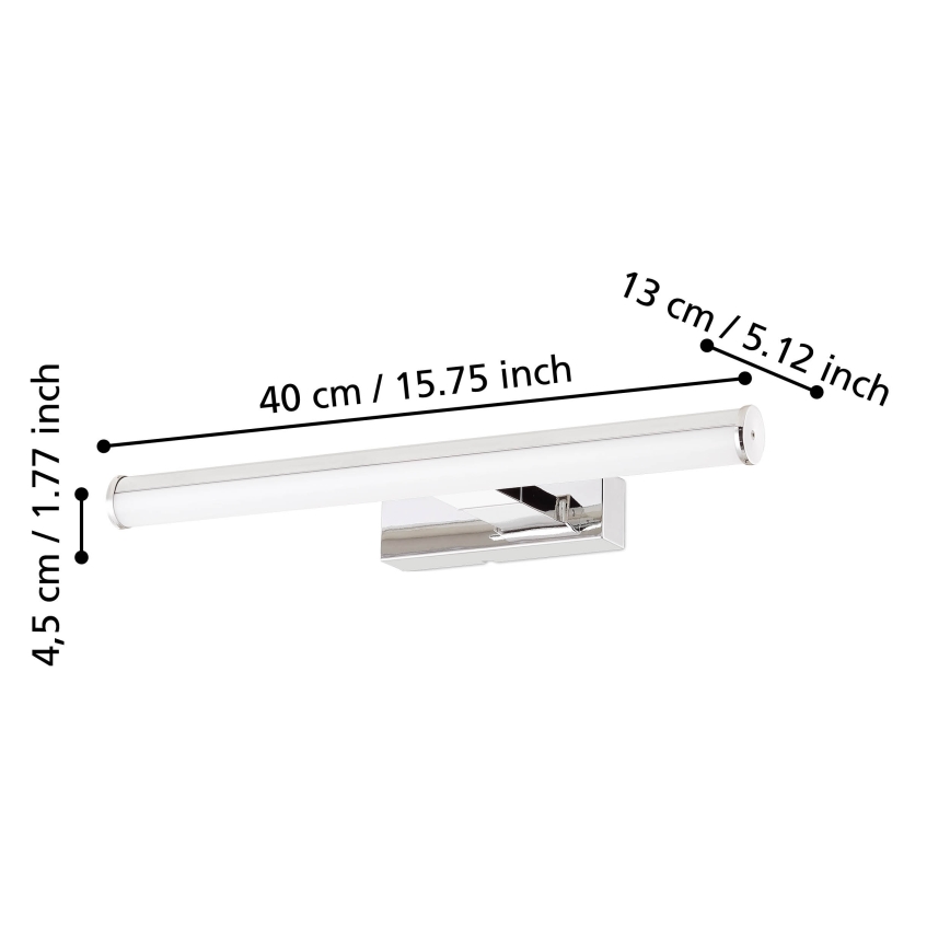 Eglo 97081 - kylpyhuoneen LED-peilivalo VADUMI 1xLED/7,4W/230V IP44
