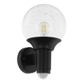 Eglo 97153 - Ulkoseinävalaisin anturilla SOSSANO 1xE27/28W/230V IP44