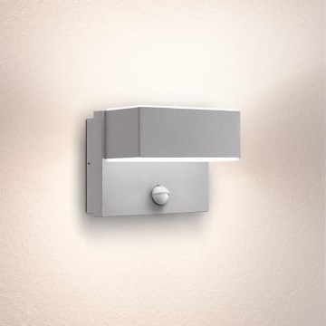 Eglo 97159 - LED-ulkoseinävalaisin anturilla AZZINANO 2xLED/5,6W/230V IP44
