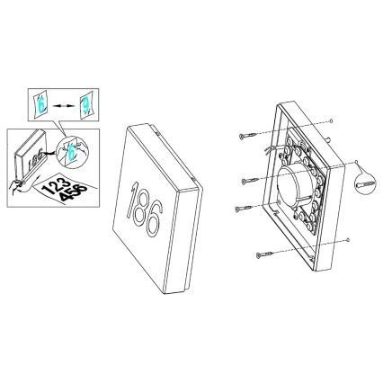 Eglo - LED Himmennettävä ulkoseinävalaisin TORAZZA-C LED/14W/230V IP44