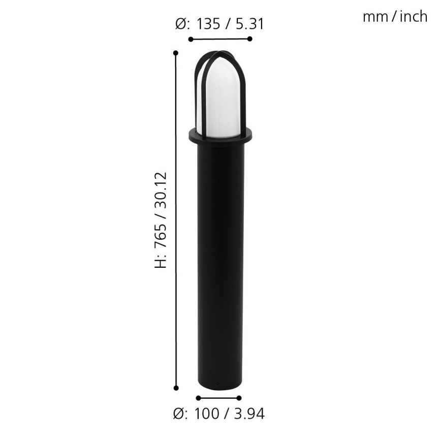 Eglo 97229 - Ulkovalaisin PAULLO 1xE27/40W/230V 765 mm IP44