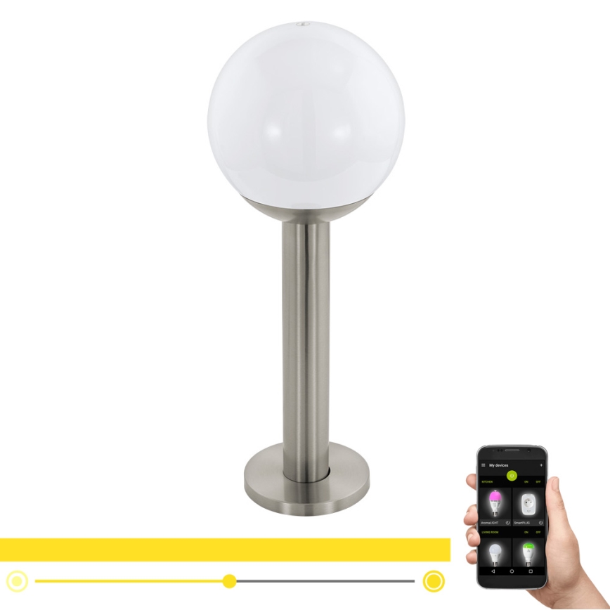 Eglo - Himmennettävä LED-ulkolamppu NISIA-C 1xE27/9W/230V 525 mm IP44