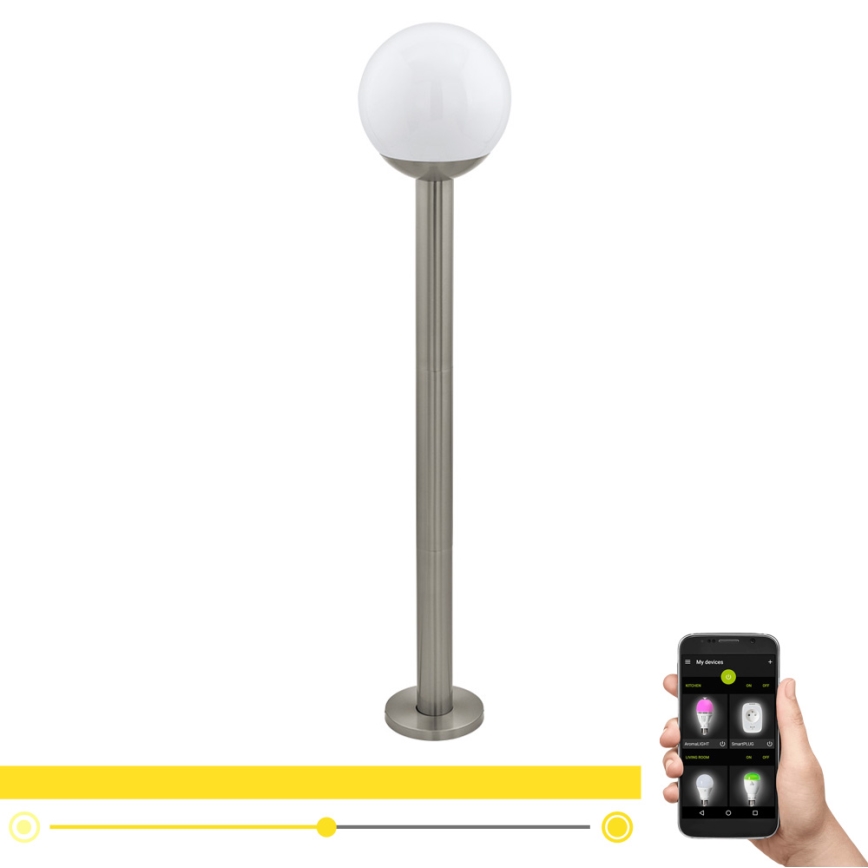 Eglo - Himmennettävä LED-ulkolamppu NISIA-C 1xE27/9W/230V 980 mm IP44
