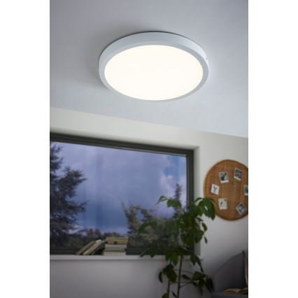 Eglo 97262 - LED-kattovalaisin FUEVA 1 1xLED/25W/230V valkoinen pyöreä 2500 lm