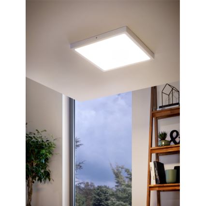 Eglo 97264 - LED-kattovalaisin FUEVA 1 1xLED/25W/230V valkoinen kulmikas 2500 lm