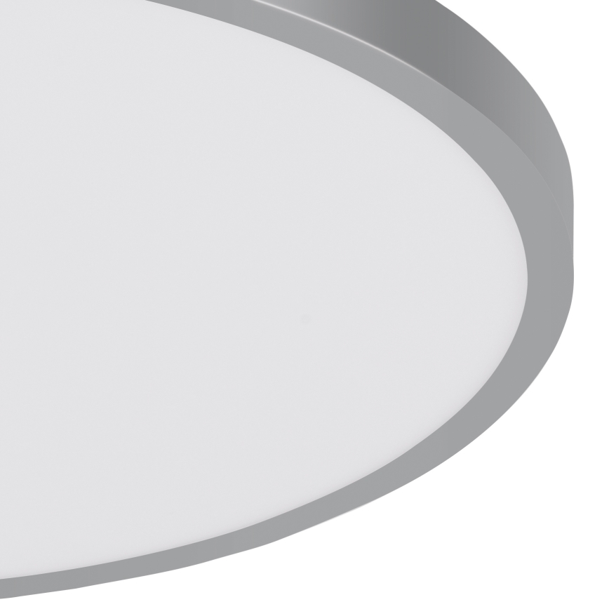 Eglo 97267 - LED-kattovalaisin FUEVA 1 1xLED/25W/230V hopea pyöreä 4000K