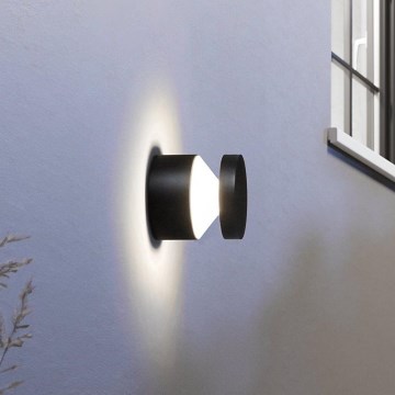 Eglo 97303 - LED-ulkoseinävalaisin MELZO LED/11W/230V musta IP44