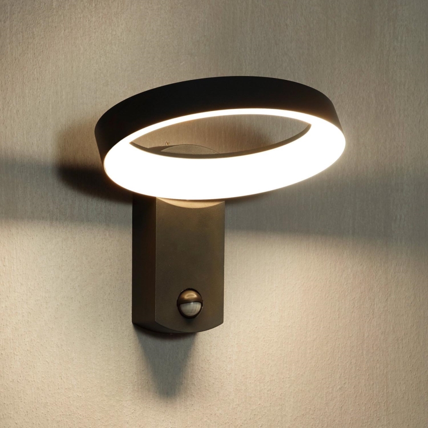 Eglo 97308 - LED-ulkoseinävalaisin anturilla PERNATE LED/11W/230V IP44