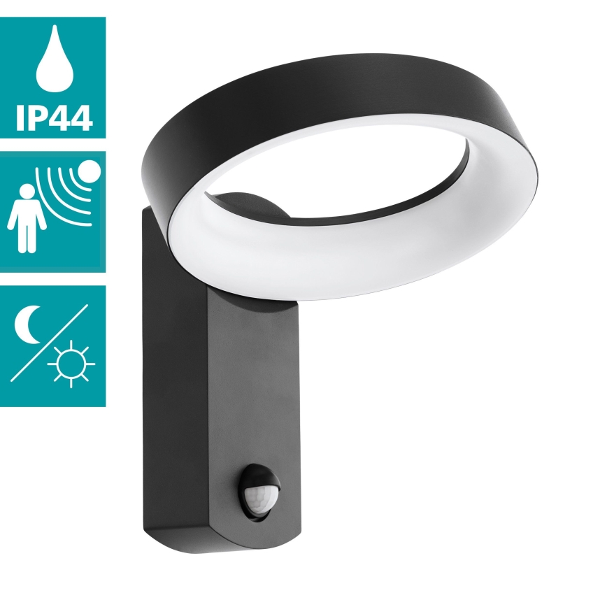 Eglo 97308 - LED-ulkoseinävalaisin anturilla PERNATE LED/11W/230V IP44