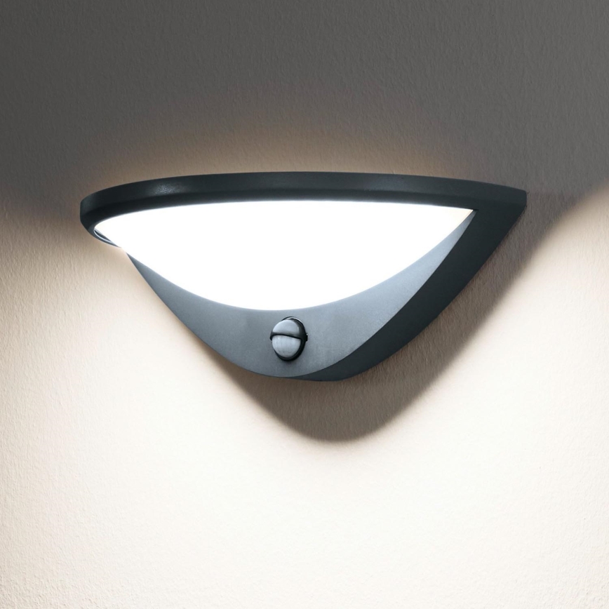 Eglo 97312 - LED Ulkoseinävalo anturilla BELCREDA LED/9,3W/230V IP44