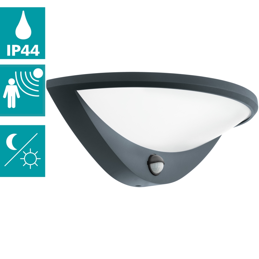 Eglo 97312 - LED Ulkoseinävalo anturilla BELCREDA LED/9,3W/230V IP44