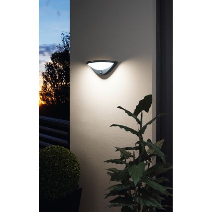 Eglo 97312 - LED Ulkoseinävalo anturilla BELCREDA LED/9,3W/230V IP44