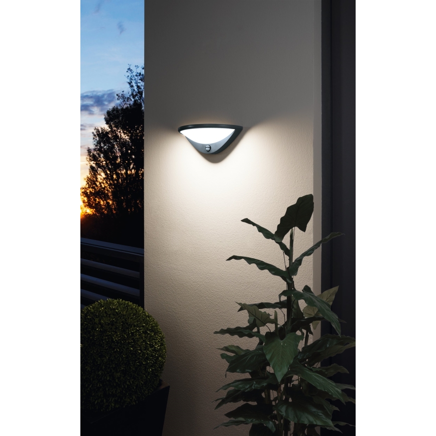 Eglo 97312 - LED Ulkoseinävalo anturilla BELCREDA LED/9,3W/230V IP44