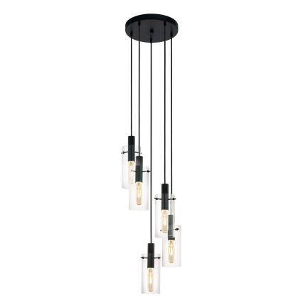 Eglo 97368 -  Kattokruunu narulla MONTEFINO 5xE27/60W/230V