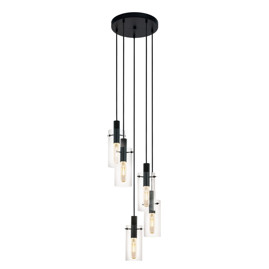 Eglo 97368 -  Kattokruunu narulla MONTEFINO 5xE27/60W/230V