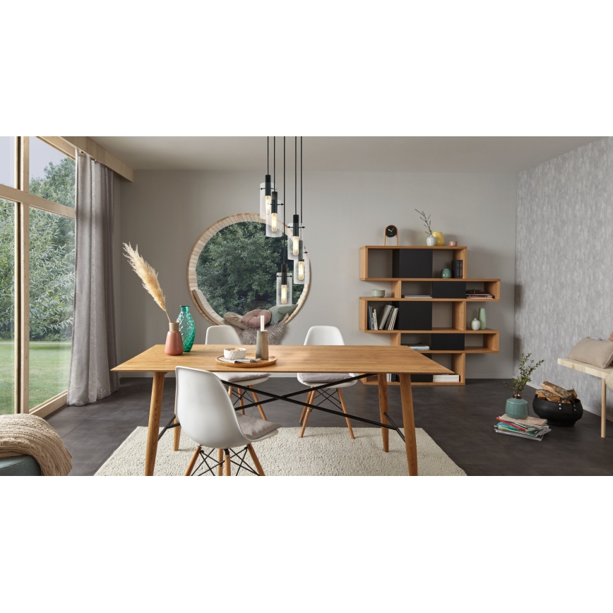 Eglo 97368 -  Kattokruunu narulla MONTEFINO 5xE27/60W/230V