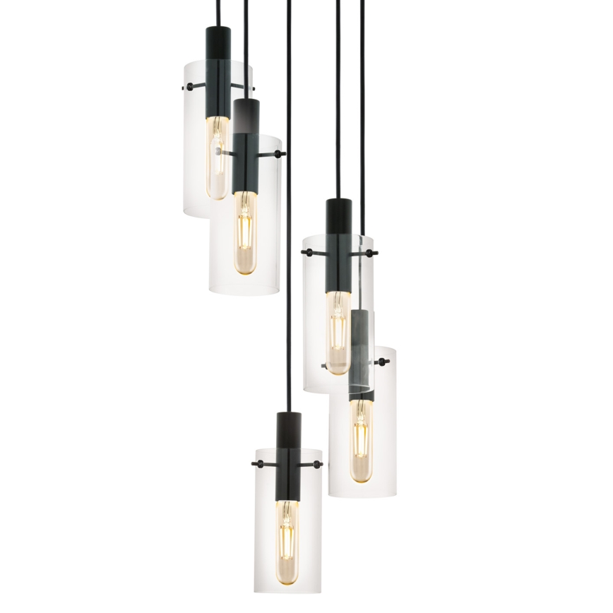 Eglo 97368 -  Kattokruunu narulla MONTEFINO 5xE27/60W/230V