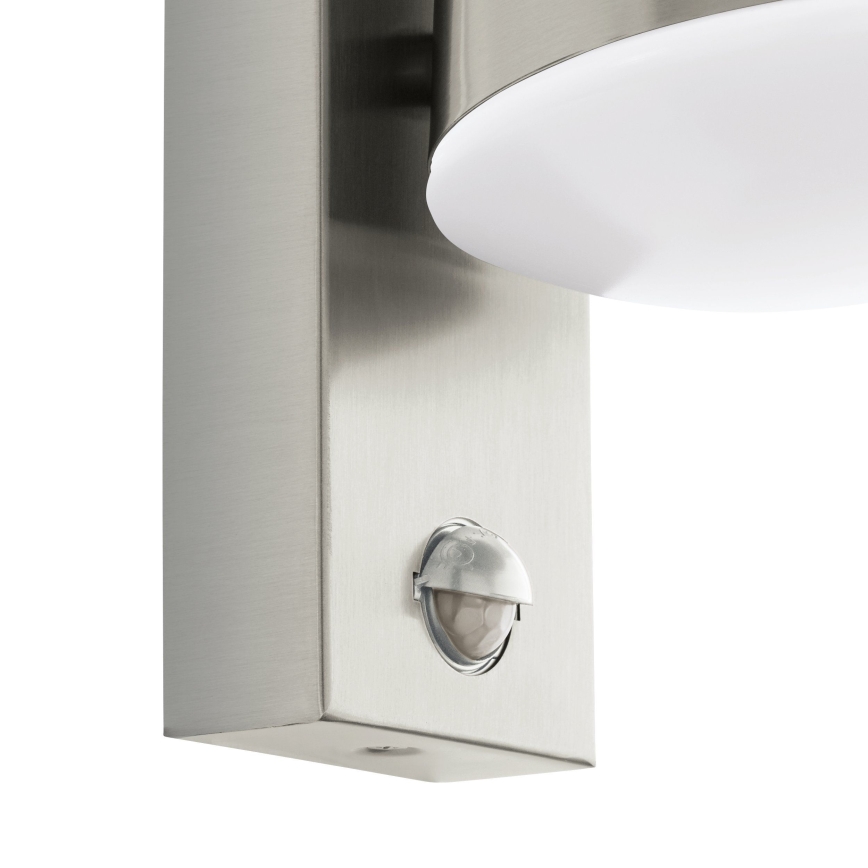 Eglo 97453 - Ulkoseinävalaisin anturilla CALDIERO 1xE27/10W/230V IP44