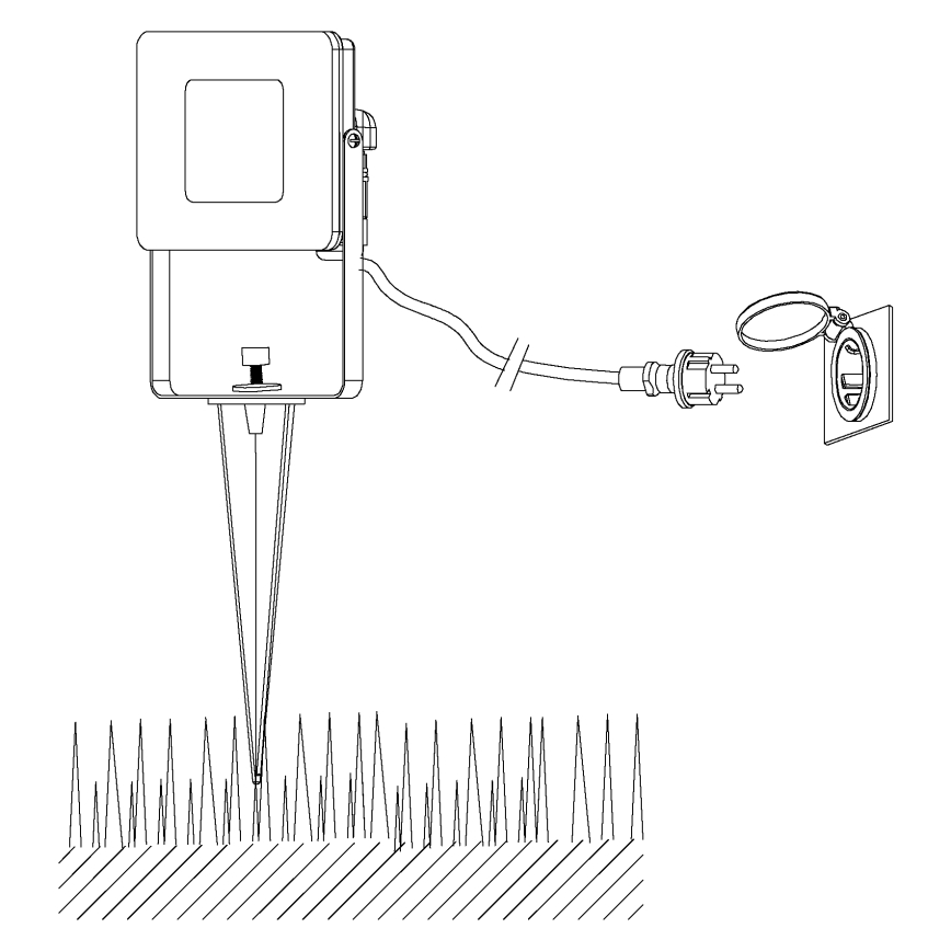 Eglo 97471 - LED-valonheitin FAEDO 4 LED/10W/230V IP44