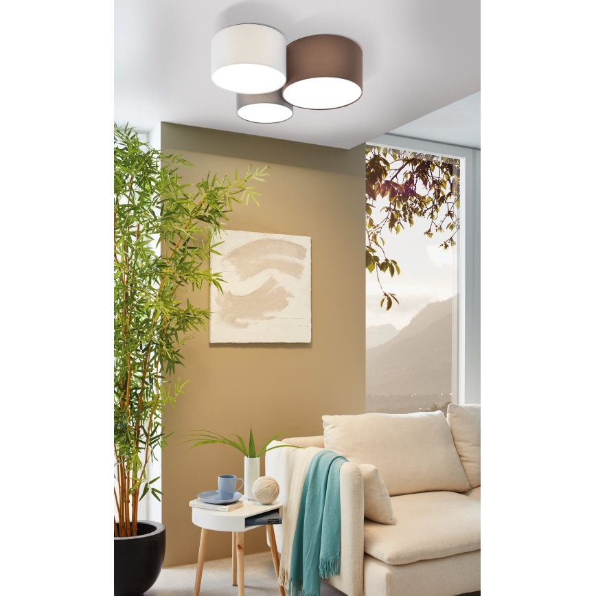 Eglo 97479 - Kattovalo PASTORE 3xE27/60W/230V