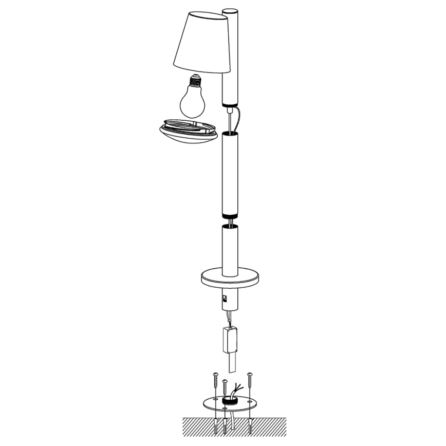 Eglo - LED RGB Himmennettävä ulko lamppu CALDIERO-C 1xE27/9W/230V antrasiitti IP44