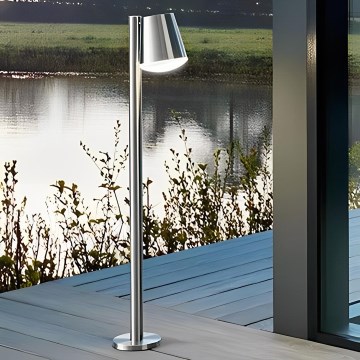 Eglo 97485 - Himmennettävä LED-lamppu CALDIERO-C 1xE27/9W/230V mattakromi IP44
