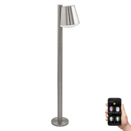 Eglo 97485 - Himmennettävä LED-lamppu CALDIERO-C 1xE27/9W/230V mattakromi IP44