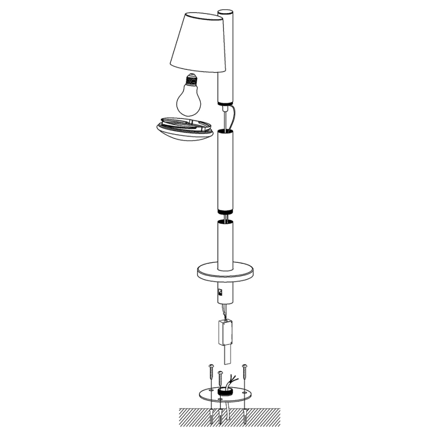 Eglo 97485 - Himmennettävä LED-lamppu CALDIERO-C 1xE27/9W/230V mattakromi IP44
