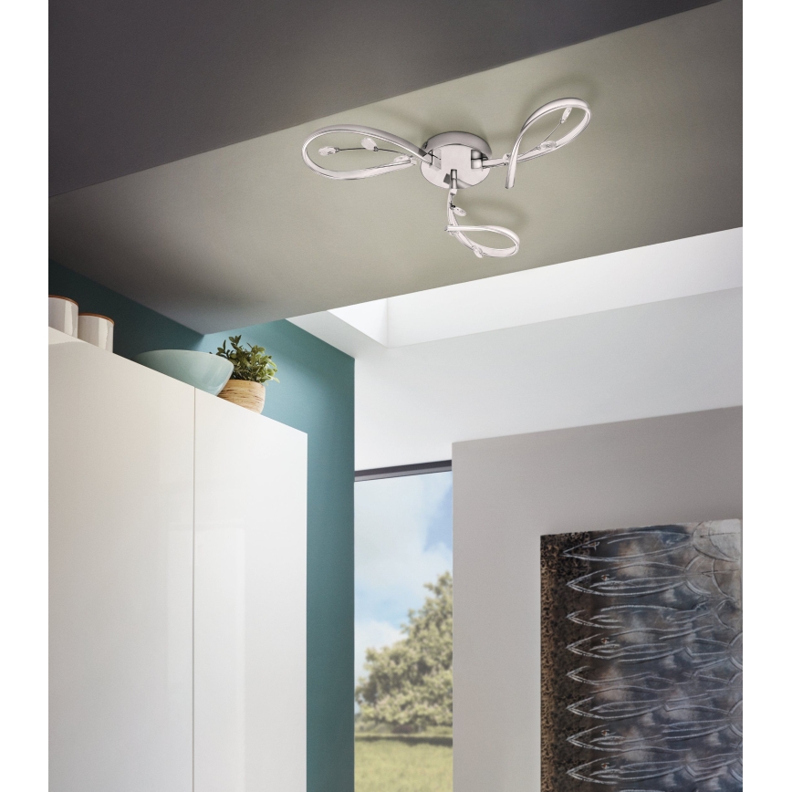 Eglo - Kiinteä LED-kattokruunu 3xLED/6,6W/230V