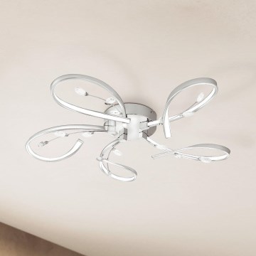 Eglo 97487 - Kiinteä LED-kristallikruunu VALLEMARE 5xLED/6,6W/230V