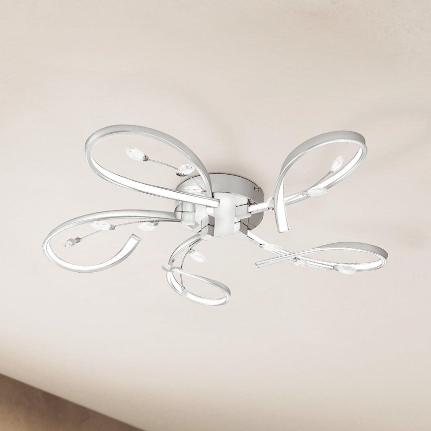 Eglo 97487 - Kiinteä LED-kristallikruunu VALLEMARE 5xLED/6,6W/230V