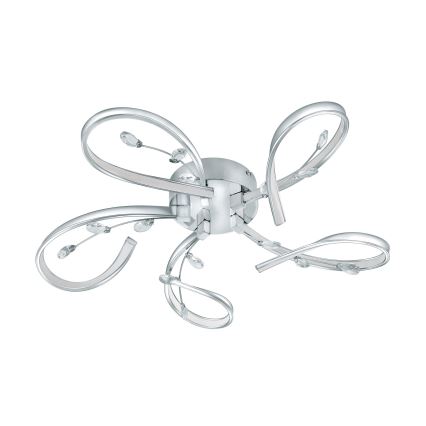 Eglo 97487 - Kiinteä LED-kristallikruunu VALLEMARE 5xLED/6,6W/230V