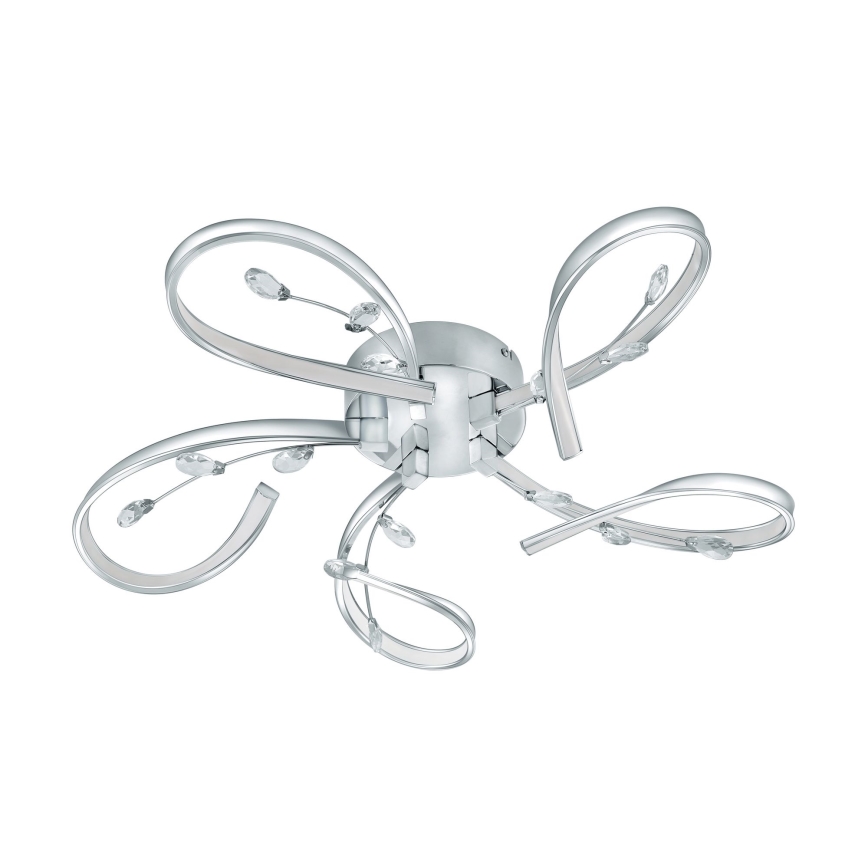 Eglo 97487 - Kiinteä LED-kristallikruunu VALLEMARE 5xLED/6,6W/230V