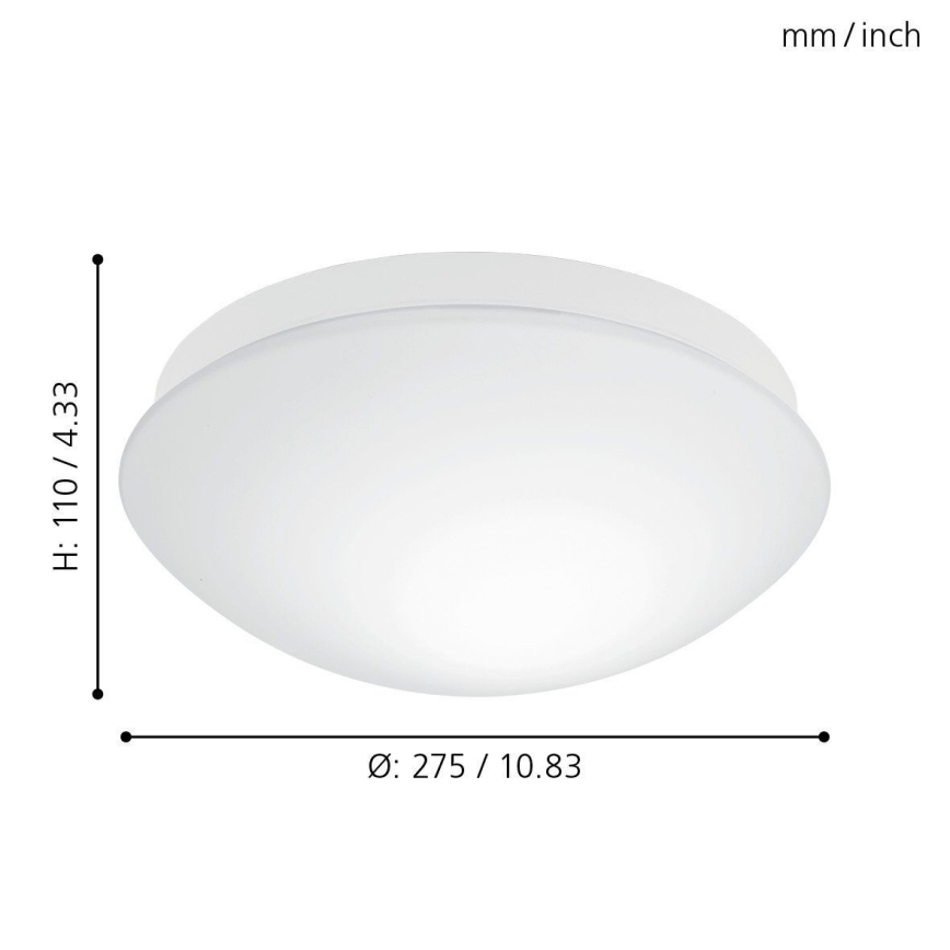 Eglo 97531 - Kylpyhuoneen valo anturilla BARI-M 1xE27/20W/230V IP44