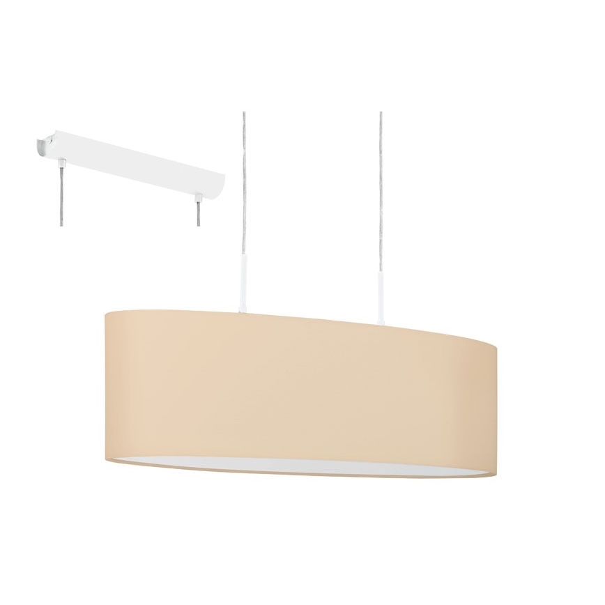 EGLO 97563 - Kattokruunu narulla PASTERI-P 2xE27/60W/230V