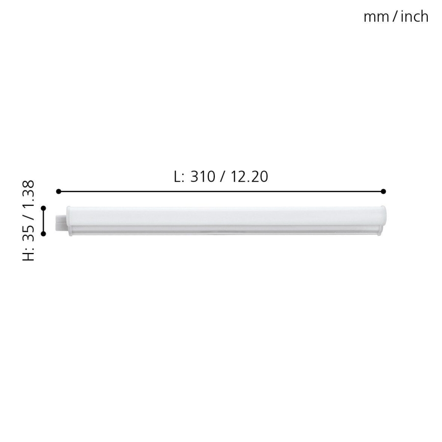 Eglo 97571 - Keittiökaappien alla oleva LED-valo DUNDRY LED/3,2W/230V