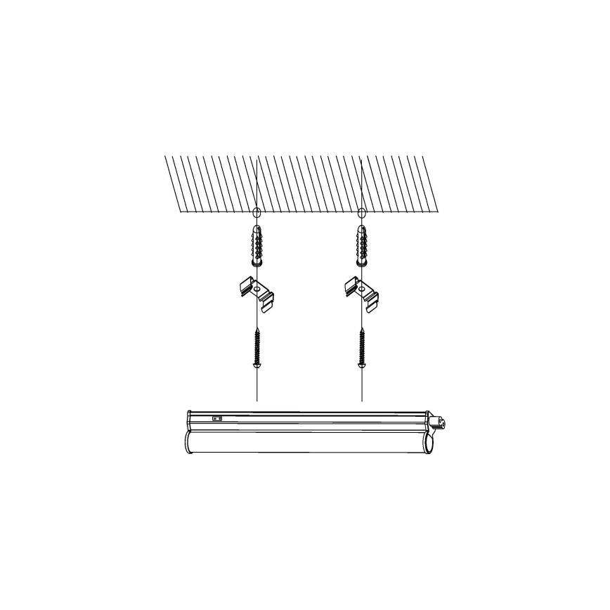 Eglo 97571 - Keittiökaappien alla oleva LED-valo DUNDRY LED/3,2W/230V