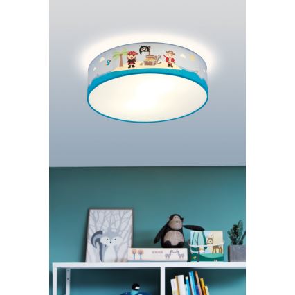 Eglo 97576 - Lasten kattovalaisin SAN CARLO 2xE27/40W/230V
